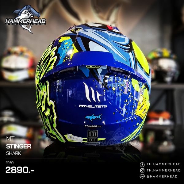 Mt stinger shark sales helmet